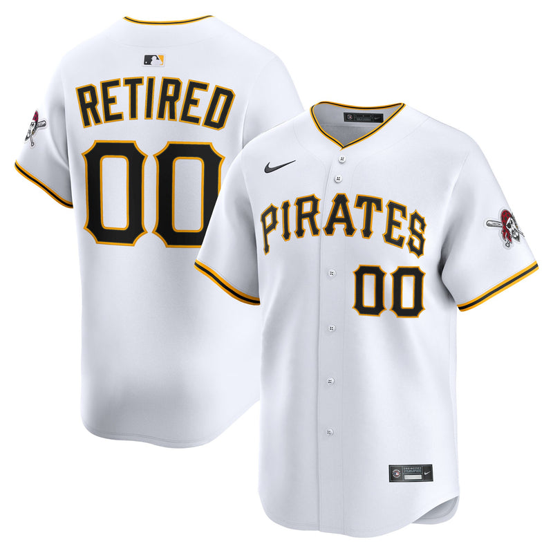 Pittsburgh Pirates Nike White Home Limited Pick-A-Player Retired Roster Jersey