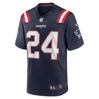 New England Patriots Dell Pettus Nike Navy Game Jersey