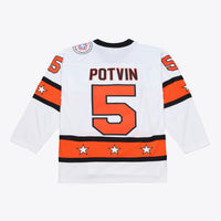 Denis Potvin Mitchell & Ness White 1976 NHL All-Star Game Power Play Jersey