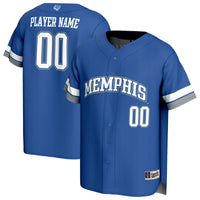 Memphis Tigers GameDay Greats Lightweight Collegiate Baseball NIL Pick-A-Player Fashion Jersey - Royal