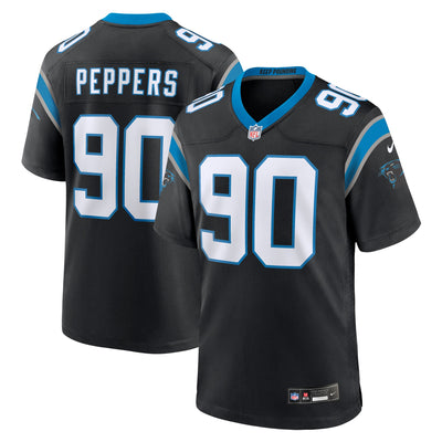 Carolina Panthers Julius Peppers Nike Black Retired Player Game Jersey