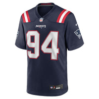 New England Patriots Cory Durden Nike Navy Team Game Jersey