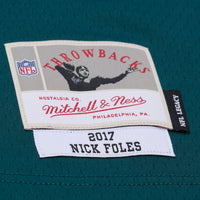 Philadelphia Eagles Nick Foles Mitchell & Ness Midnight Green Legacy Replica Jersey