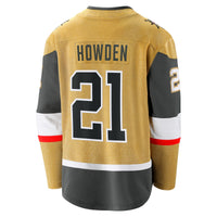 Vegas Golden Knights Brett Howden Fanatics Gold Home Premier Breakaway Player Jersey
