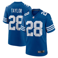 Indianapolis Colts Jonathan Taylor Nike Royal Game Player Jersey