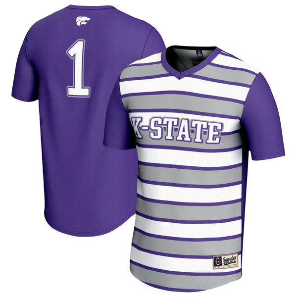 #1 Kansas State Wildcats GameDay Greats Lightweight Soccer Fashion Jersey - Purple