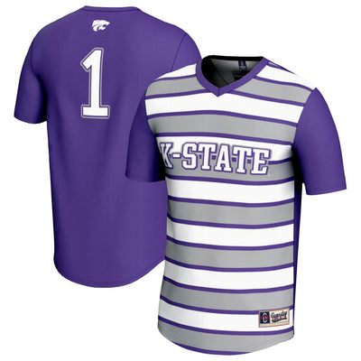 #1 Kansas State Wildcats GameDay Greats Lightweight Soccer Fashion Jersey - Purple