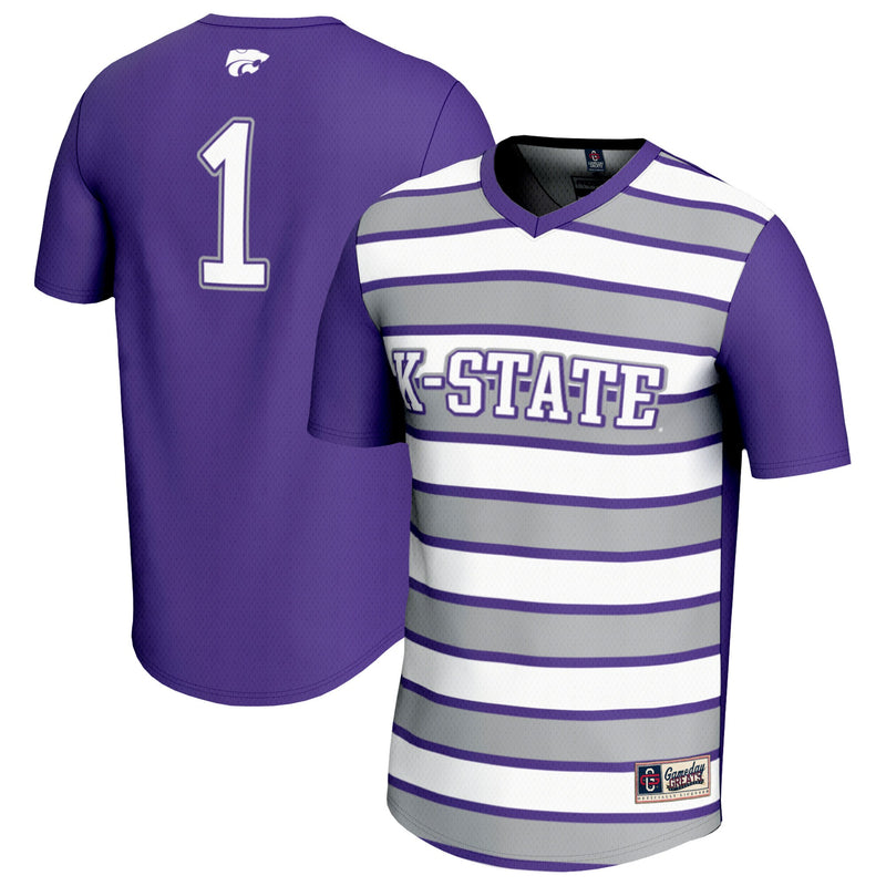 #1 Kansas State Wildcats GameDay Greats Lightweight Soccer Fashion Jersey - Purple