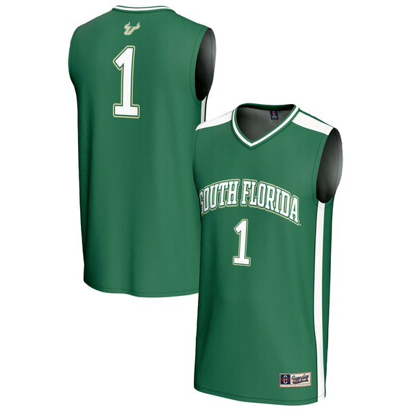 #1 South Florida Bulls GameDay Greats Lightweight Collegiate Basketball Fashion Jersey - Green