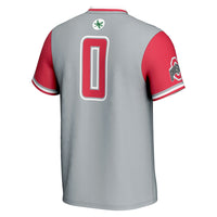 #0 Ohio State Buckeyes GameDay Greats Lightweight Softball Jersey - Gray
