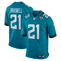 Jacksonville Jaguars Christian Braswell Nike Teal Team Game Jersey