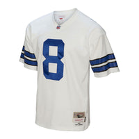 Dallas Cowboys Troy Aikman Mitchell & Ness White Legacy Replica Jersey