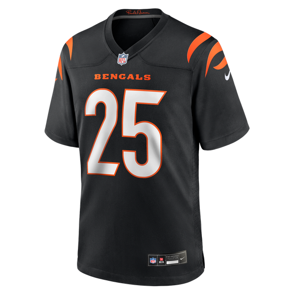 Cincinnati Bengals Tahj Brooks Nike Black Team Game Jersey