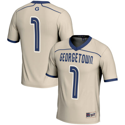 Georgetown Hoyas GameDay Greats #1 Lightweight Lacrosse Jersey - Gray