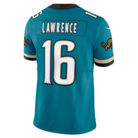 Jacksonville Jaguars Trevor Lawrence Nike Teal Prowler Throwback Vapor F.U.S.E. Limited Jersey
