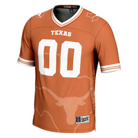 Texas Longhorns GameDay Greats Icon Print NIL Pick-A-Player Football Jersey - Texas Orange