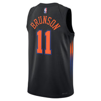 New York Knicks Jordan Brand Statement Edition Jersey - Black - Jalen Brunson -