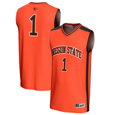 #1 Oregon State Beavers GameDay Greats Lightweight Collegiate Basketball Fashion Jersey - Orange