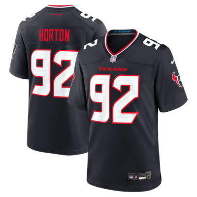 Houston Texans Dylan Horton Nike Navy Team Game Jersey