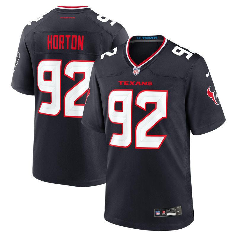 Houston Texans Dylan Horton Nike Navy Team Game Jersey