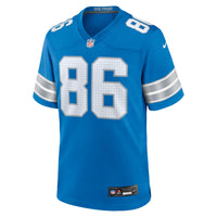 Detroit Lions Anthony Firkser Nike Blue Team Game Jersey