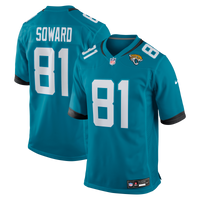 Jacksonville Jaguars R. Jay Soward Nike Teal Retired Player Team Game Jersey