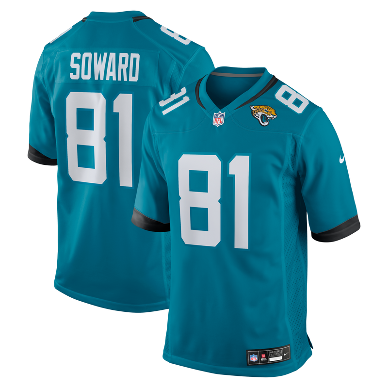 Jacksonville Jaguars R. Jay Soward Nike Teal Retired Player Team Game Jersey