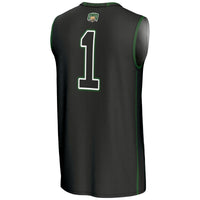 #1 Ohio Bobcats GameDay Greats Lightweight Basketball Jersey - Black