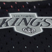 Los Angeles Kings Wayne Gretzky Mitchell & Ness Black Maxxed Out Fashion Basketball Jersey
