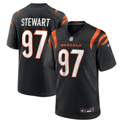 Cincinnati Bengals Shemar Stewart Nike Black Team Game Jersey