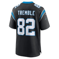 Carolina Panthers Tommy Tremble Nike Black Team Game Jersey