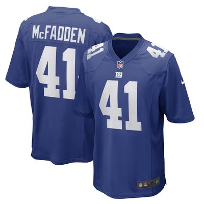 New York Giants Micah McFadden Nike Royal Game Player Jersey