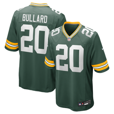 Green Bay Packers Javon Bullard Nike Green Game Jersey