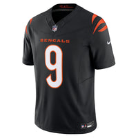 Cincinnati Bengals Joe Burrow Nike Black Vapor F.U.S.E. Limited Jersey