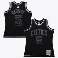 Boston Celtics Mitchell & Ness Kevin Garnett 2007 Contrast 2K Swingman Jersey - Black