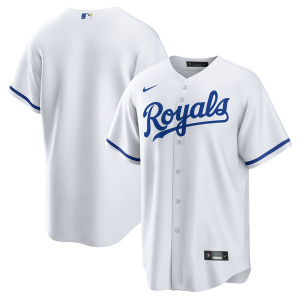 Kansas City Royals Nike White Home Big & Tall Replica Jersey