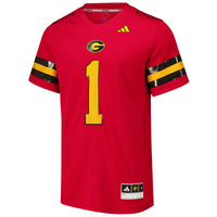 #1 Grambling Tigers adidas Premier Strategy Jersey - Red