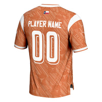 Texas Longhorns GameDay Greats Highlight Print NIL Pick-A-Player Football Jersey - Texas Orange