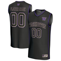 Washington Huskies GameDay Greats Lightweight Collegiate Basketball NIL Pick-A-Player Fashion Jersey - Black