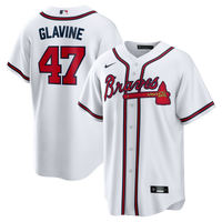 Atlanta Braves Tom Glavine Nike White Home Retired Player Replica Jersey