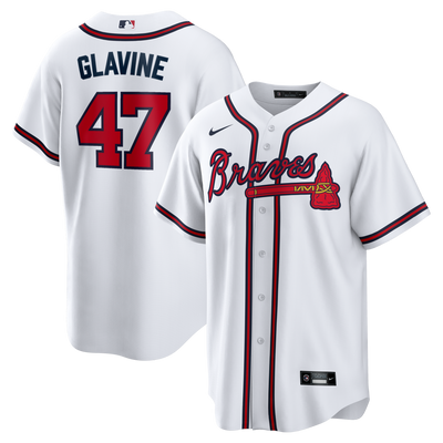 Atlanta Braves Tom Glavine Nike White Home Retired Player Replica Jersey