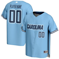 North Carolina Tar Heels GameDay Greats NIL Pick-A-Player Baseball Lightweight Jersey - Carolina Blue