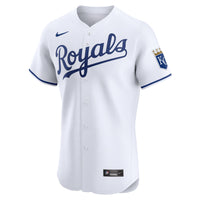 Kansas City Royals Nike White Home Elite Jersey