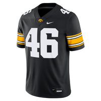 George Kittle #46 Iowa Hawkeyes Nike Alumni Player Game Jersey - Black