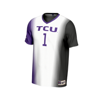#1 TCU Horned Frogs GameDay Greats Lightweight Soccer Fashion Jersey - White