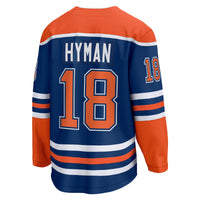 Edmonton Oilers Zach Hyman Fanatics Royal Home Breakaway Player Jersey