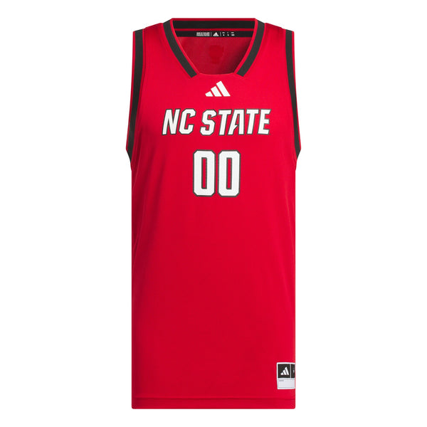#00 NC State Wolfpack adidas Replica Swingman Jersey - Red