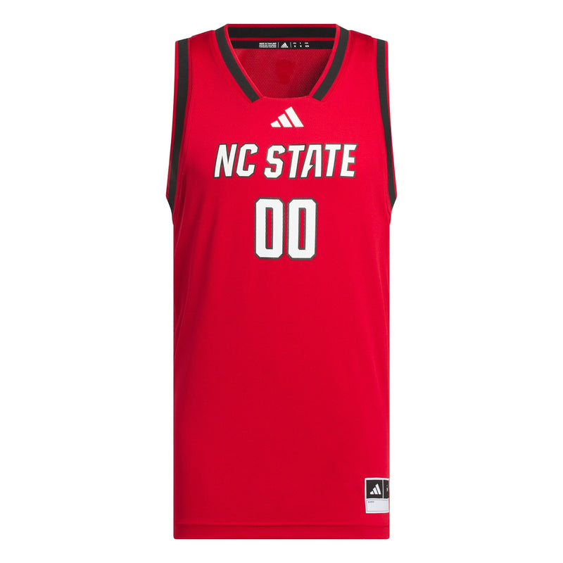 #00 NC State Wolfpack adidas Replica Swingman Jersey - Red