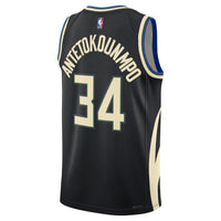 Milwaukee Bucks Giannis Antetokounmpo Nike Jordan Dri-FIT NBA Swingman Jersey -