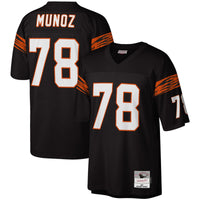 Cincinnati Bengals Anthony Muñoz Mitchell & Ness Black Legacy Replica Jersey